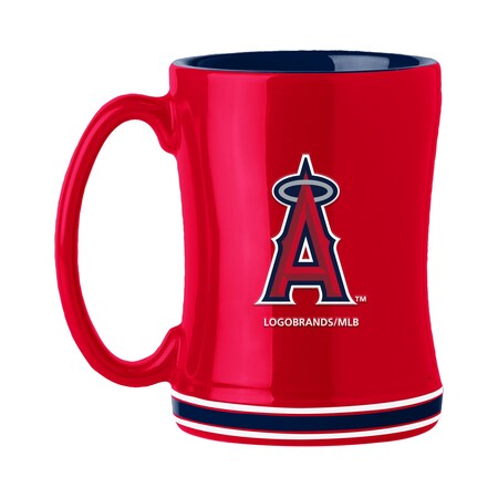 Logo Brands LA Angels 14oz Relief Mug 501-C14RM